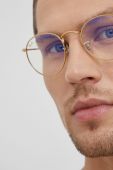 Ray-Ban - Окуляри ROUND колір прозорий Ray-Ban - Окуляри ROUND колір прозорий