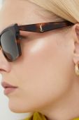 Сонцезахисні окуляри Saint Laurent колір коричневий (2477385) Сонцезахисні окуляри Saint Laurent колір коричневий (2477385)