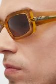 Сонцезахисні окуляри Ray-Ban колір жовтий Сонцезахисні окуляри Ray-Ban колір жовтий
