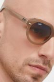 Сонцезахисні окуляри Ray-Ban колір бежевий (3256974)