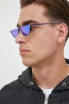 Сонцезахисні окуляри Emporio Armani колір блакитний