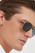 Сонцезахисні окуляри Ray-Ban колір золотий (3374558) Сонцезахисні окуляри Ray-Ban колір золотий (3374558)
