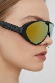 Сонцезахисні окуляри Moschino колір чорний Сонцезахисні окуляри Moschino колір чорний