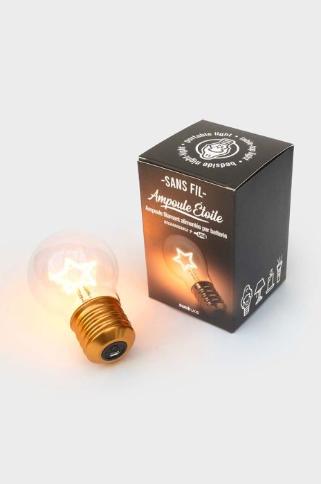 Декоративна лампочка Luckies of London Star колір барвистий