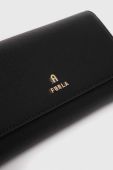Шкіряний гаманець Furla жіночий колір чорний (3293474)