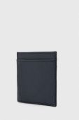 Шкіряний чохол на банківські карти Armani Exchange колір сірий