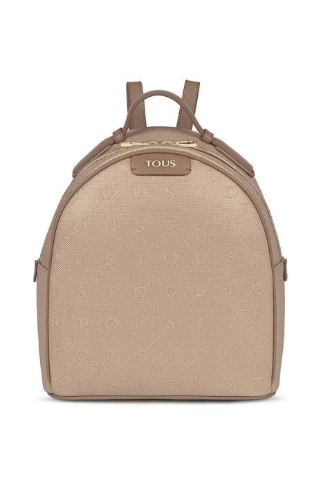 Рюкзак Tous жіночий колір бежевий великий Рюкзак Tous жіночий колір бежевий великий