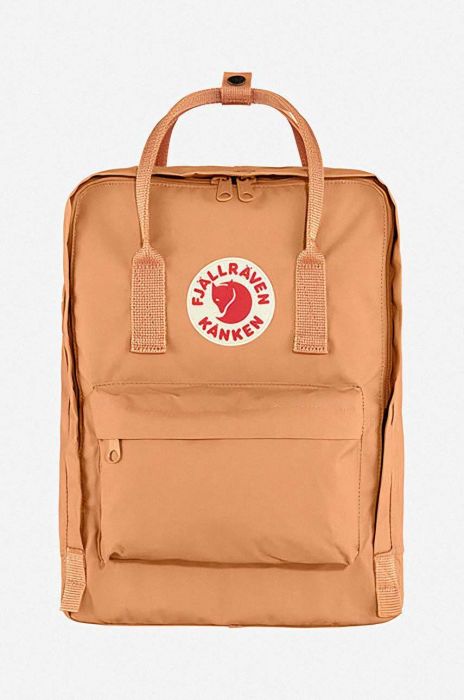 Рюкзак Fjallraven Kanken колір помаранчевий великий з аплікацією F23510.241-241