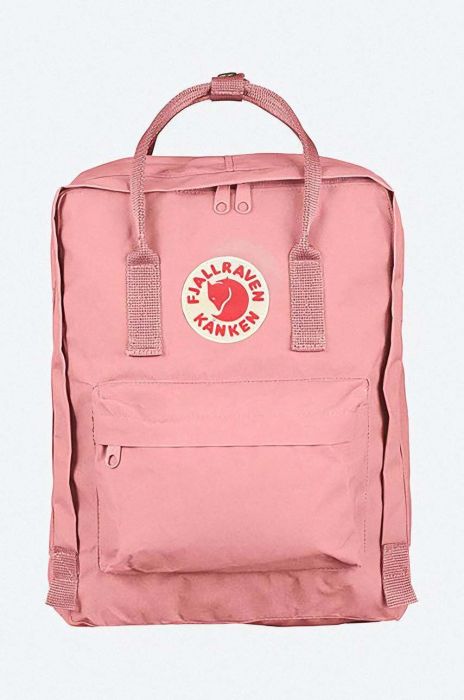 Рюкзак Fjallraven Kanken колір рожевий великий з аплікацією F23510.312-312 Рюкзак Fjallraven Kanken колір рожевий великий з аплікацією F23510.312-312