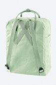 Рюкзак Fjallraven Kanken колір зелений великий з аплікацією F23510.600-600 Рюкзак Fjallraven Kanken колір зелений великий з аплікацією F23510.600-600