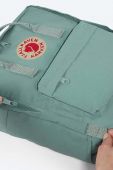 Рюкзак Fjallraven Kanken колір зелений великий з аплікацією F23510.600-600 Рюкзак Fjallraven Kanken колір зелений великий з аплікацією F23510.600-600