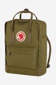 Рюкзак Fjallraven Kanken колір зелений великий з аплікацією F23510.631-631 Рюкзак Fjallraven Kanken колір зелений великий з аплікацією F23510.631-631