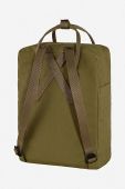 Рюкзак Fjallraven Kanken колір зелений великий з аплікацією F23510.631-631 Рюкзак Fjallraven Kanken колір зелений великий з аплікацією F23510.631-631