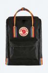 Рюкзак Fjallraven Kanken Rainbow колір чорний великий з аплікацією F23620.550.907-550