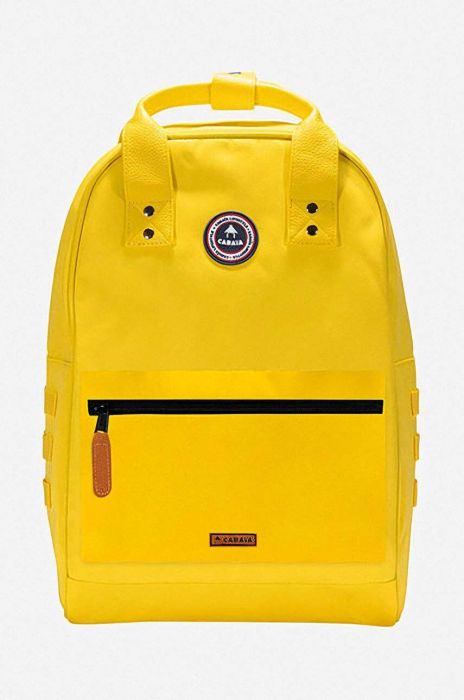 Рюкзак Cabaia колір жовтий великий візерунок Рюкзак Cabaia колір жовтий великий візерунок