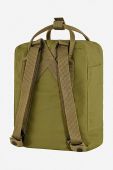 Рюкзак Fjallraven Kanken Mini F23561 631 колір зелений малий з аплікацією F23561.631-631