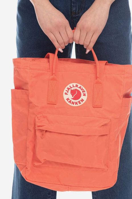 Рюкзак Fjallraven Kanken Totepack колір помаранчевий великий однотонний F23710.350-350 Рюкзак Fjallraven Kanken Totepack колір помаранчевий великий однотонний F23710.350-350