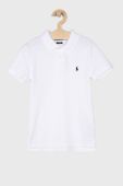 Polo Ralph Lauren - Дитяче поло 134-176 cm колір білий (808046)