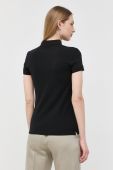 Бавовняне поло Armani Exchange колір чорний