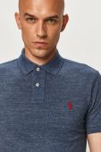 Polo Ralph Lauren - Поло колір темно-синій (620913)