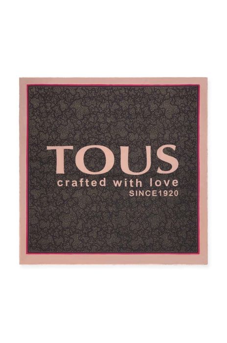 Бавовняний шарф Tous візерунок колір барвистий (2863305) Бавовняний шарф Tous візерунок колір барвистий (2863305)