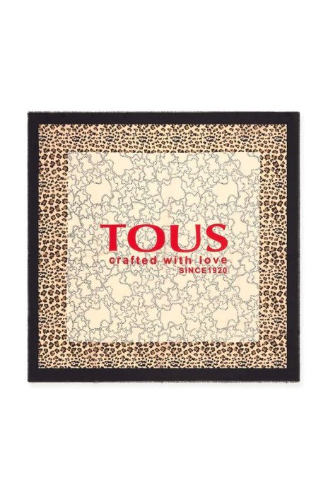 Бавовняний шарф Tous візерунок колір барвистий (2863306) Бавовняний шарф Tous візерунок колір барвистий (2863306)