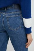 Бавовняні джинси Marc O'Polo Maja жіночі висока посадка колір блакитний Бавовняні джинси Marc O'Polo Maja жіночі висока посадка колір блакитний