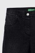 Дитячі джинси United Colors of Benetton колір чорний (3418186)