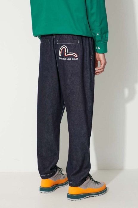 Джинси Evisu 2ESHTM3JE139TPCT чоловічі 2ESHTM3JE139TPCT-INDW колір темно-синій Джинси Evisu 2ESHTM3JE139TPCT чоловічі 2ESHTM3JE139TPCT-INDW колір темно-синій