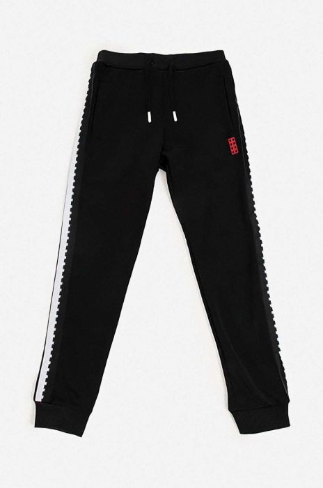 Дитячі спортивні штани Lego колір чорний з аплікацією Дитячі спортивні штани Lego колір чорний з аплікацією
