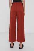 Штани Only жіночі колір бордовий широке висока посадка Штани Only жіночі колір бордовий широке висока посадка