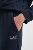 Спортивні штани EA7 Emporio Armani колір синій однотонні Спортивні штани EA7 Emporio Armani колір синій однотонні