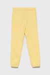 Дитячі штани Name it колір жовтий гладке Дитячі штани Name it колір жовтий гладке