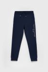 Дитячі штани Tommy Hilfiger колір синій з аплікацією (1635302) Дитячі штани Tommy Hilfiger колір синій з аплікацією (1635302)