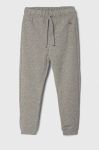 Дитячі бавовняні штани United Colors of Benetton колір сірий однотонні (3387576) Дитячі бавовняні штани United Colors of Benetton колір сірий однотонні (3387576)