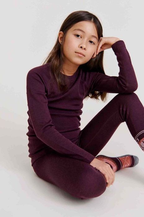 Комплект дитячої функціональної білизни Reima Taitoa колір бордовий Комплект дитячої функціональної білизни Reima Taitoa колір бордовий