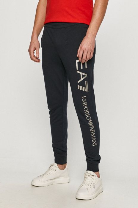EA7 Emporio Armani - Штани колір темно-синій (729339)