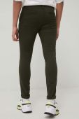 Штани Jack & Jones чоловічі колір зелений облягаюче
