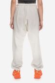 Спортивні штани Guess колір білий однотонні Spodnie GUESS USA Gusa Washed Terry Sweatpant M2BQ10KBB40 G1CG
