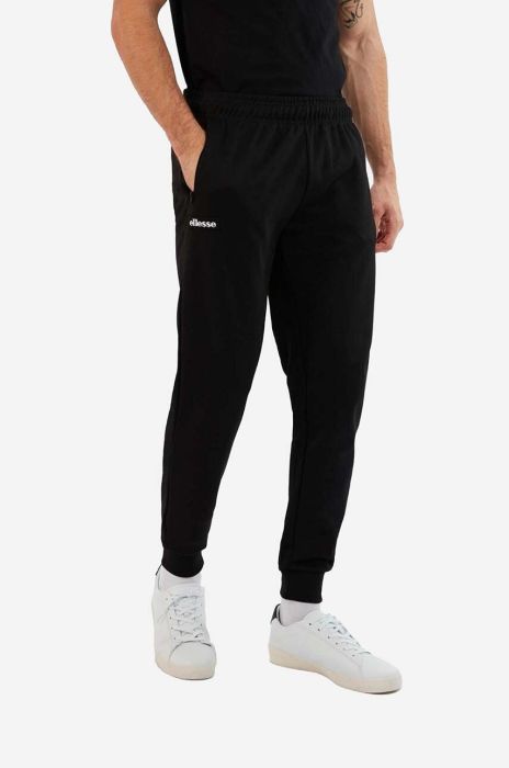 Спортивні штани Ellesse колір чорний однотонні SHR04351-BLACK Спортивні штани Ellesse колір чорний однотонні SHR04351-BLACK