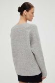 Вовняний светр Gestuz жіночий колір сірий