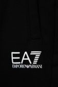 Дитячі бавовняні шорти EA7 Emporio Armani колір чорний (2928878)