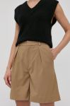 Gestuz - Шорти Paula колір бежевий Gestuz - Шорти Paula колір бежевий