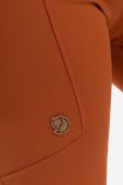 Шорти Fjallraven Abisko жіночі колір помаранчевий однотонні висока посадка F87138.243-243 Шорти Fjallraven Abisko жіночі колір помаранчевий однотонні висока посадка F87138.243-243