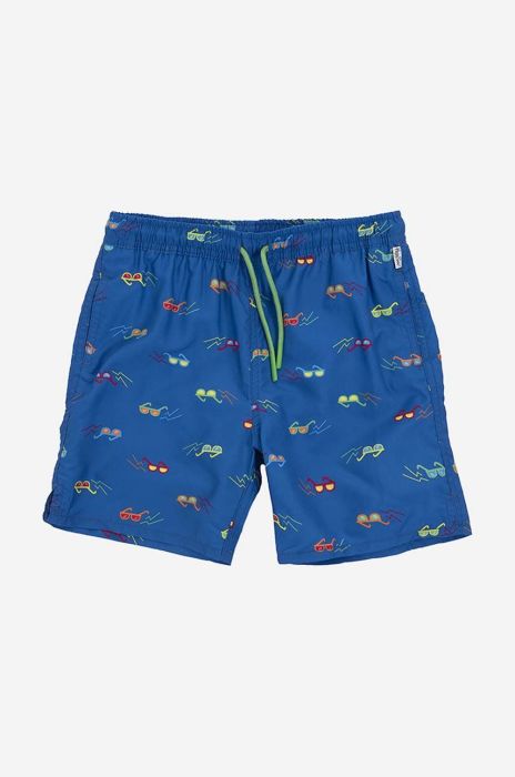 Дитячі шорти Happy Socks Sunny Days візерунок регульована талія колір блакитний Дитячі шорти Happy Socks Sunny Days візерунок регульована талія колір блакитний