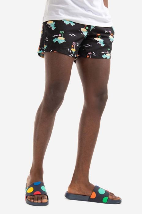 Шорти Happy Socks Island In The Sun чоловічі колір чорний Шорти Happy Socks Island In The Sun чоловічі колір чорний