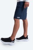 Бавовняні шорти HUF Abbott Easy Short колір синій PT00171-NAVY