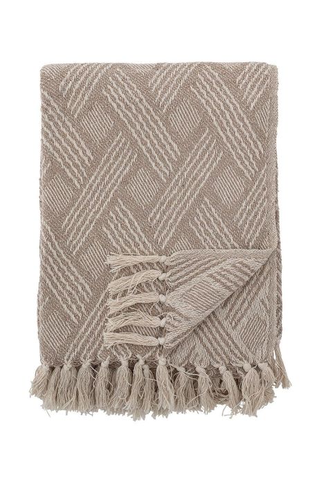 Bloomingville Плед 160 x 130 колір коричневий (2182218) Bloomingville Плед 160 x 130 колір коричневий (2182218)