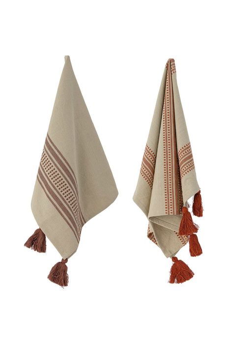 Bloomingville Набір кухонних рушників (2-pack) колір сірий (2715183) Bloomingville Набір кухонних рушників (2-pack) колір сірий (2715183)