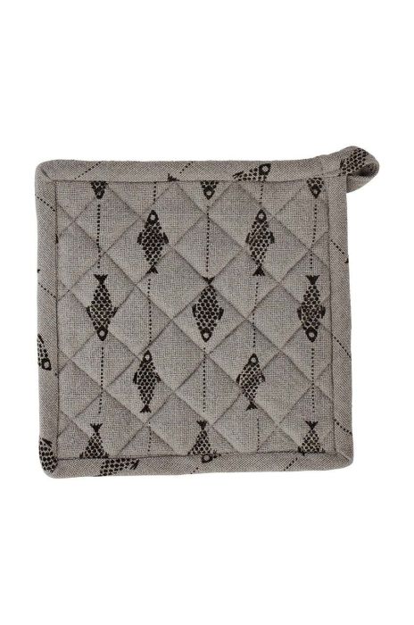 Бавовняна прихватка Madam Stoltz колір сірий (2892788) Бавовняна прихватка Madam Stoltz колір сірий (2892788)